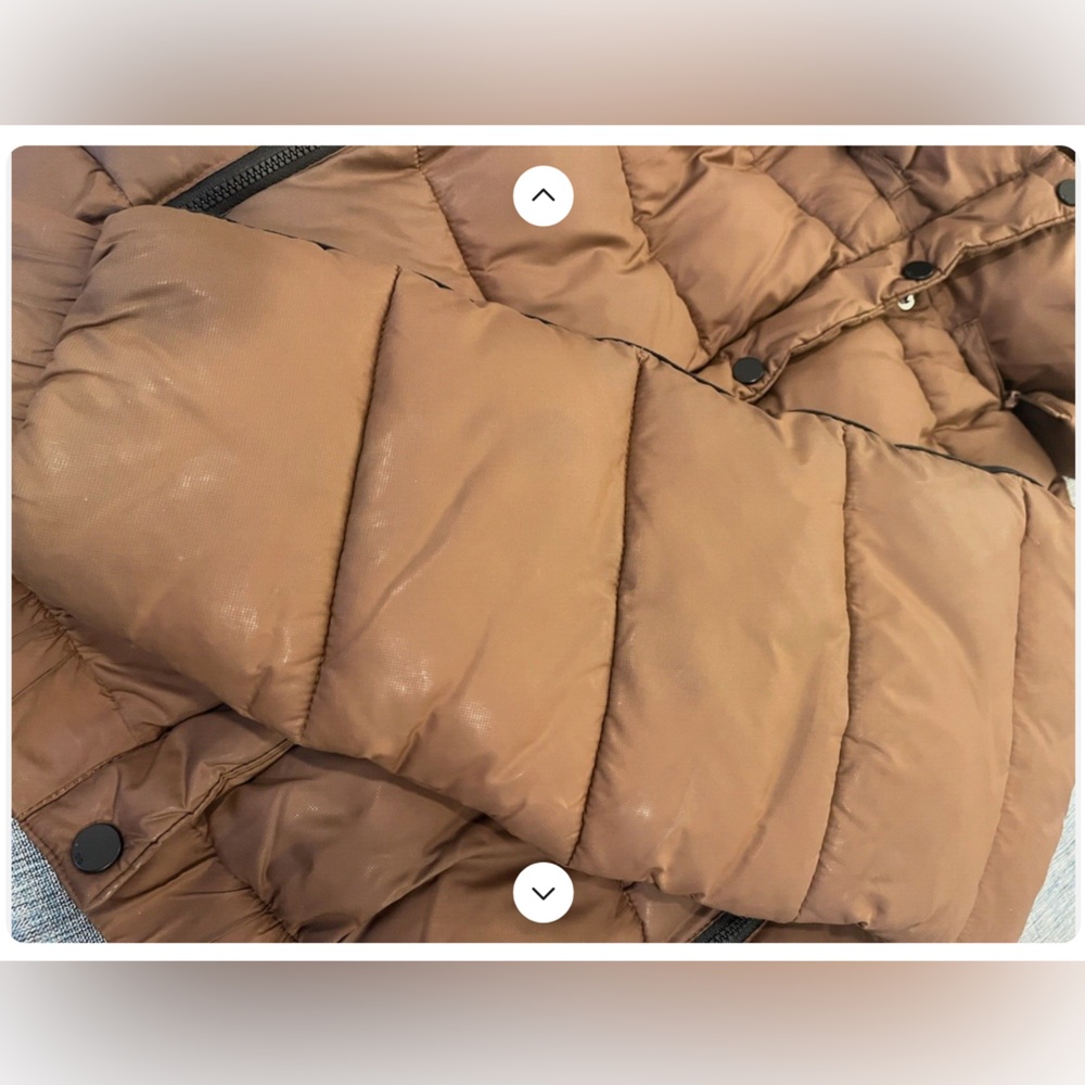 Alo Yoga Aspen Love Puffer Coat Jacket Cinnamon Brown XS - Picture 7 of 7